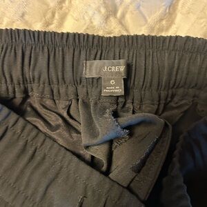 J. Crew crepe joggers, black size 6